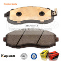 Kapaco SUV/OFF-ROAD BRAKE PAD D1712-8937 for JAC, Hyundai H1 Starex Refine